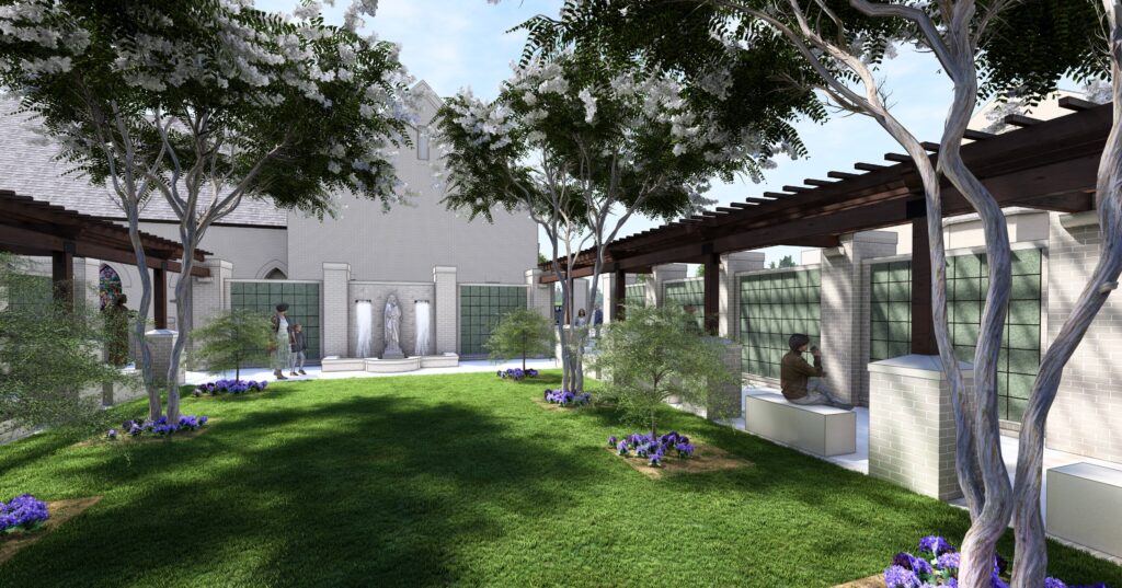 CHRIST OUR KING AND SAVIOR CATHOLIC CHURCH COLUMBARIUM